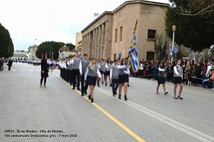 255- Rhodes- Defile Dodecanese grec